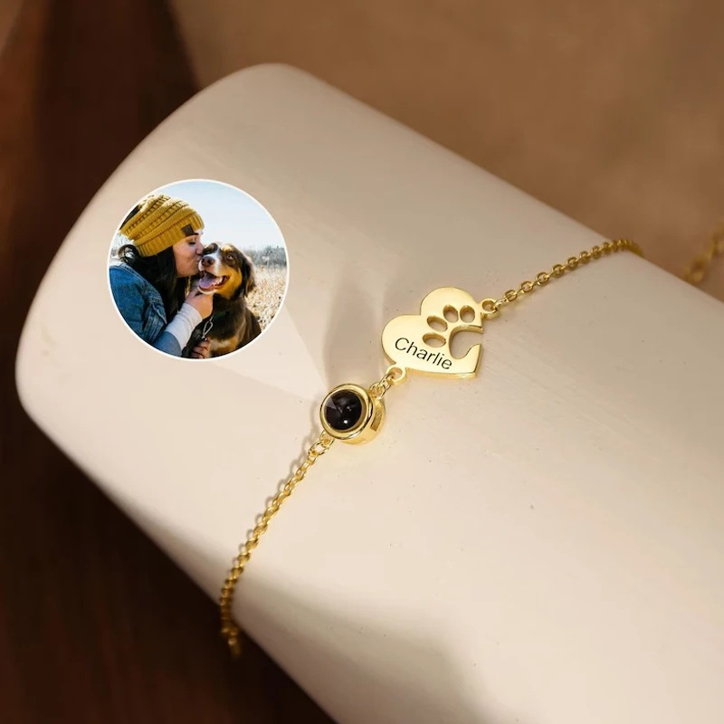 Flower Charm Chain Bracelet