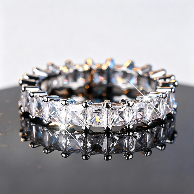 Pavé Cubic Zirconia Ring